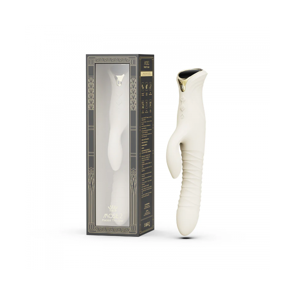 잘로 모세2 아이보리 화이트 G스팟 래빗 바이브레이터 제품 이미지